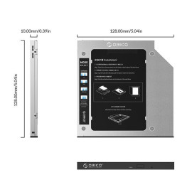 Caddy HDD Orico seria M95SS 2.5” 9.5mm