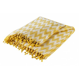 CUVERTURA PLED 127X152 CM-GALBEN