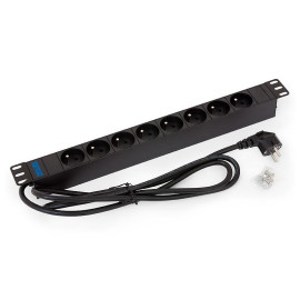 19' PDU 8xNF C61-314,3x1.5mm 2m cable DI