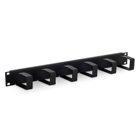 19' cable management panel 1U, 6x organi