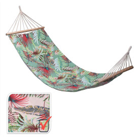 HAMAC PRINT FLORAL ROSU 200x80CM