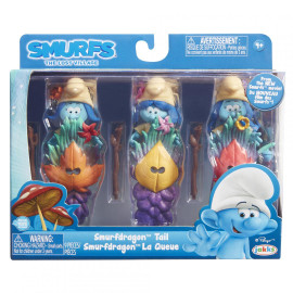 Blister Strumfi- 3 figurine cu masca si